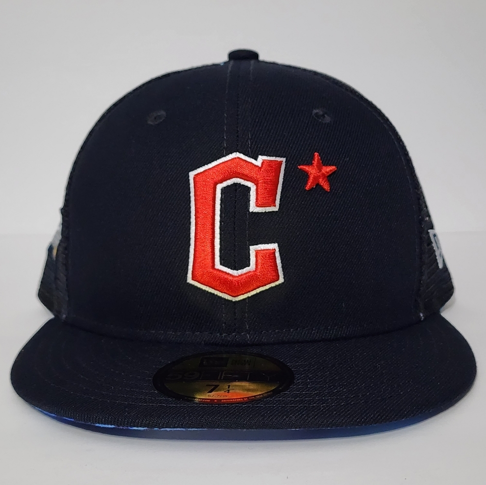 New Era 59Fifty Cleveland Indians Twisted Fitted Cap MLB All Star Game 7 1/4"